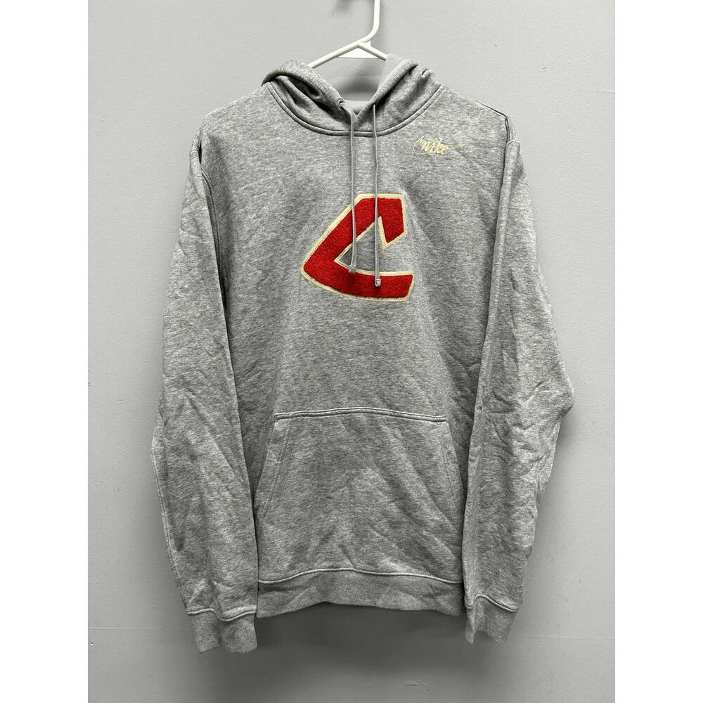 Nike Gray Pullover Hoodie with Cavaliers Applique Logo